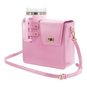 Portable Water Bottle Purse Stanley Cup, Outdoor Crossbody Bag Compatible :